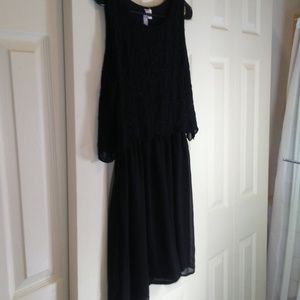 Francessca's Black Beaded Cocktail Dress